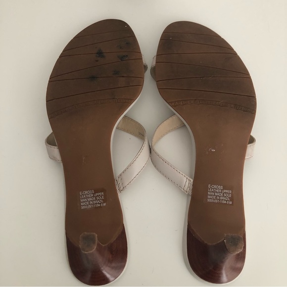 Etienne Aigner E Cross Leather Heels - Picture 5 of 8